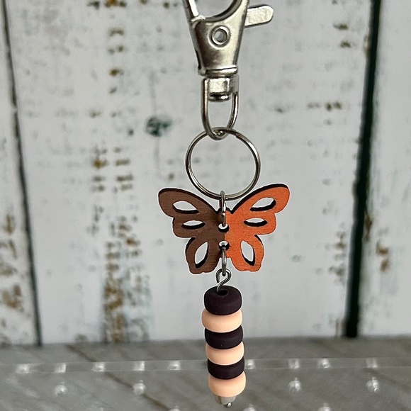 Keychain  | Handmade Keychain | Beaded Keychain - Picture 2 of 6